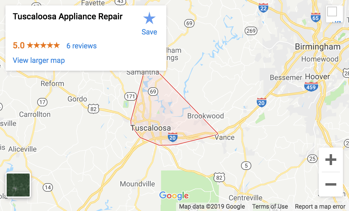 Appliance Repair Tuscaloosa, AL (205) 6193816